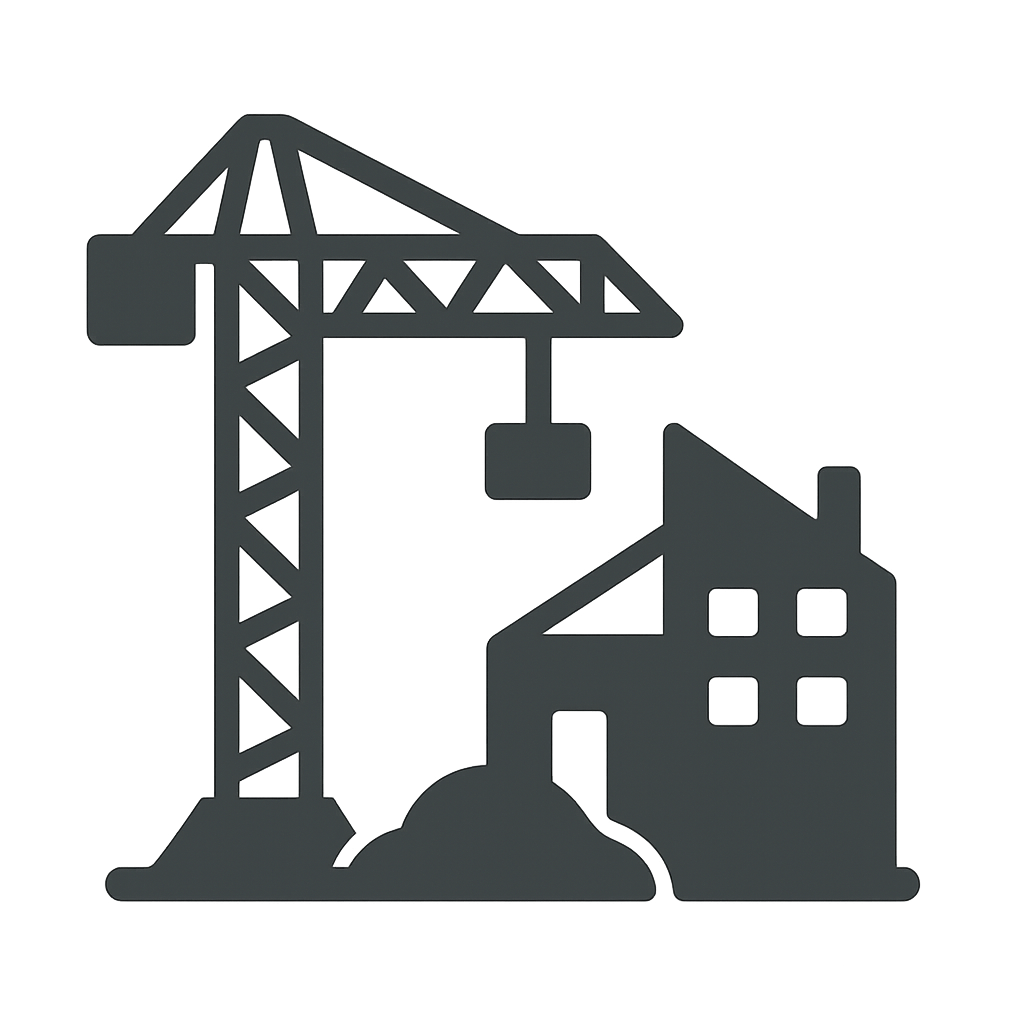 Illustrazione cantiere e sicurezza